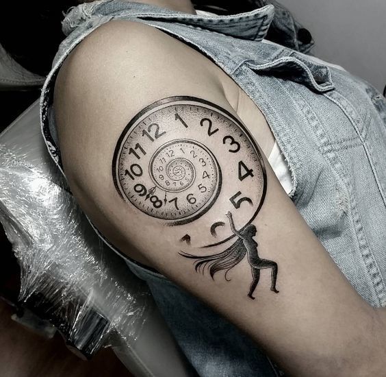 ไอเด ย เพ มเวลาให ต วเองด วยแฟช น The Clock Tattoo