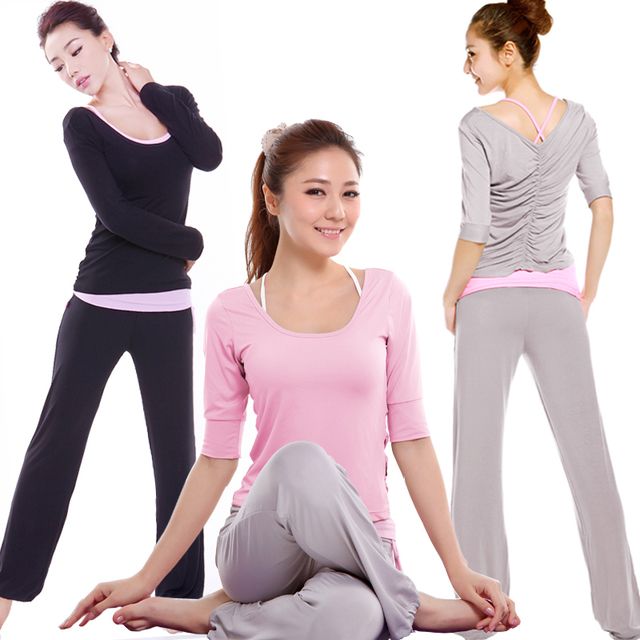1472019382 winter and spring yoga clothes set fitness clothing for women free shipping