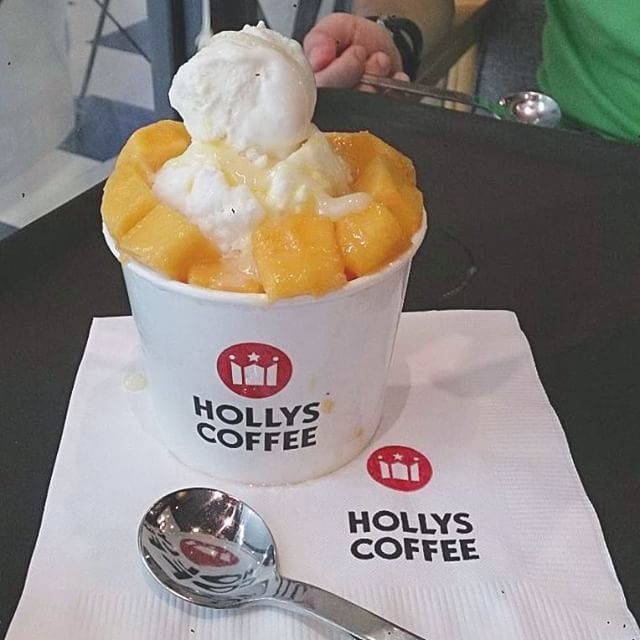 บิงซูน่ากินร้าน hollys coffee
