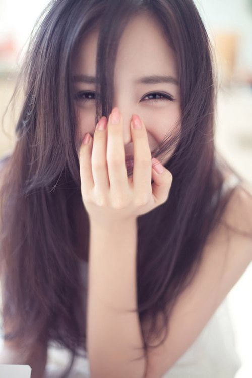 ทำเล็บ สีส้มชมพู