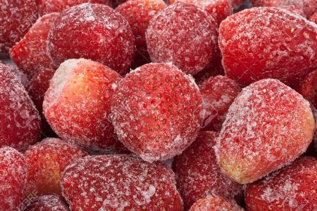 1472367580 4299096 abstract background from the appetizing frozen strawberry stock photo