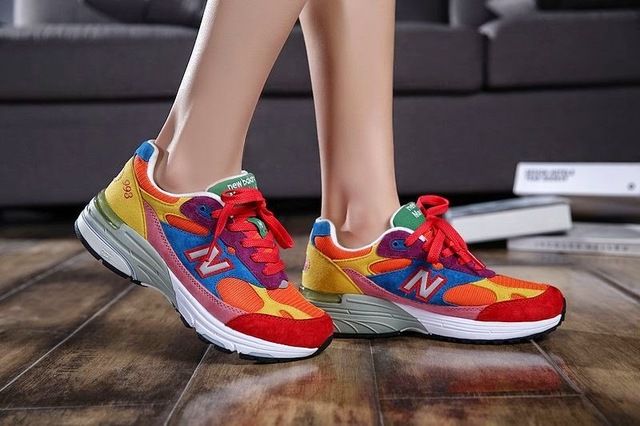 1472909678 women wr993 new balance multicolor rainbow sneakers 9