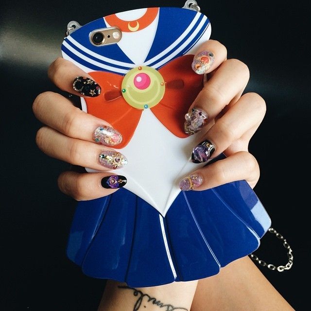 ลายเล็บสวยๆ ใหม่ๆ ลายเซเลอร์มูน