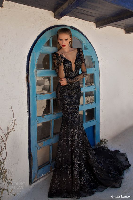 1474013904 galia lahav couture 2014 moonstruck saturn evening gown black wedding dress long sleeves