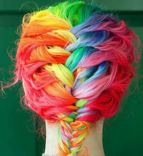 1474091961 rainbow hairdyed hair