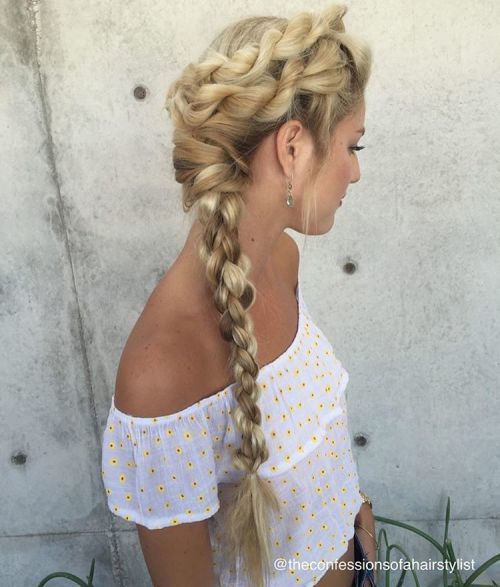 1474474022 3 side rope braid for long hair