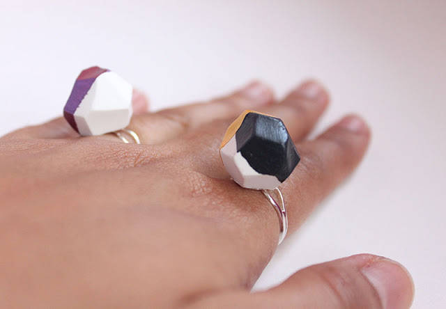 1437994911 geometric ring clay and paint