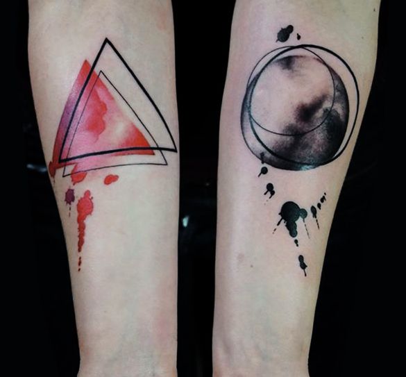 1475032716 geometric triangle circle watercolor tattoo