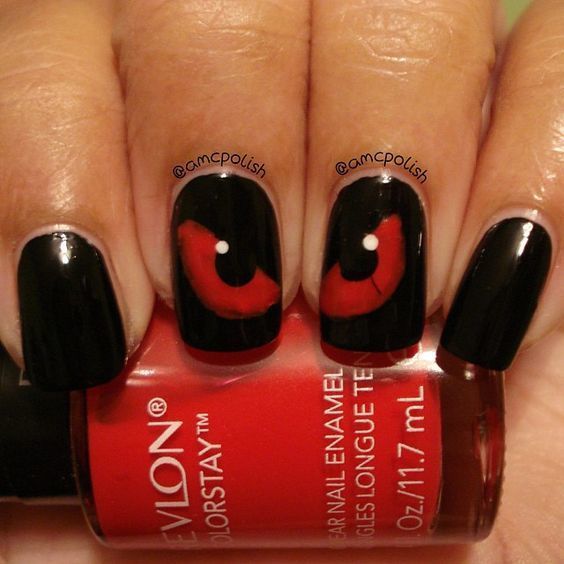 ลายเล็บ Red Eyes