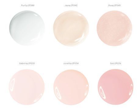 สีทาเล็บ สีชมพูอ่อน