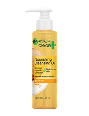 ผลิตภัณฑ์ดูแลผิว : Garnier Clean Skin Care Clean+ Nourishing Cleansing Oil