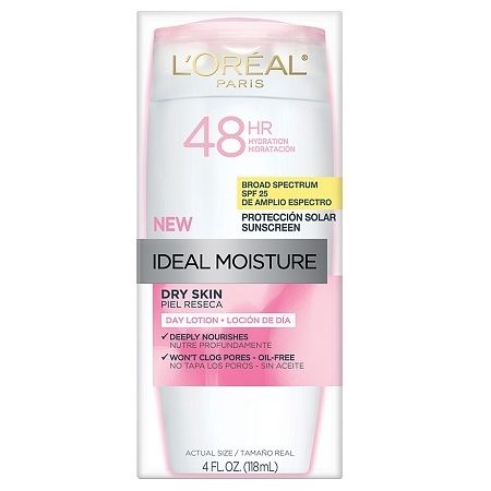 ผลิตภัณฑ์ดูแลผิว : L’Oréal Paris Idea Moisture Dry Skin Day Lotion SPF 25