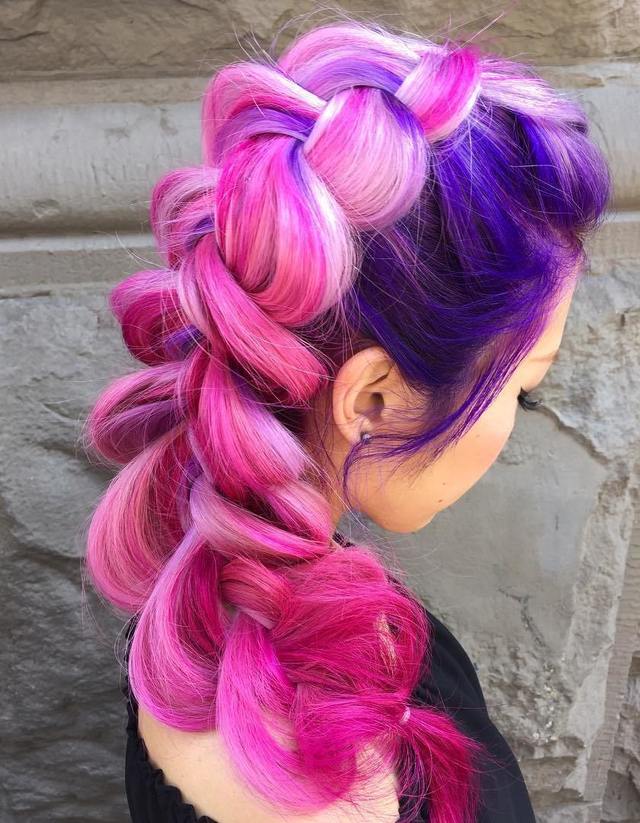 1476276395 10 pink and purple hair with blonde highlights