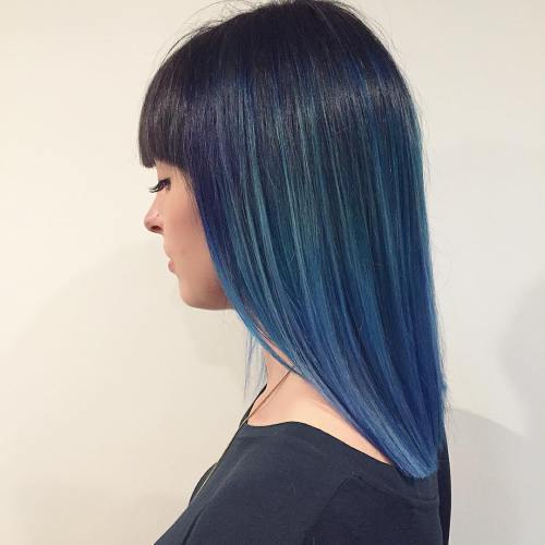 1476278320 7 blue ombre for straight black hair
