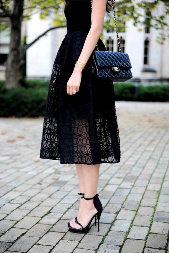 1476424706 what to wear with black lace skirt fashion outlet 2