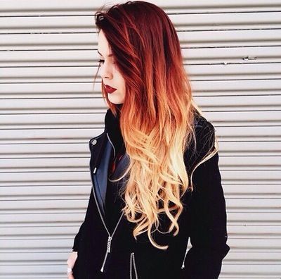 1476614091 red ombre hair