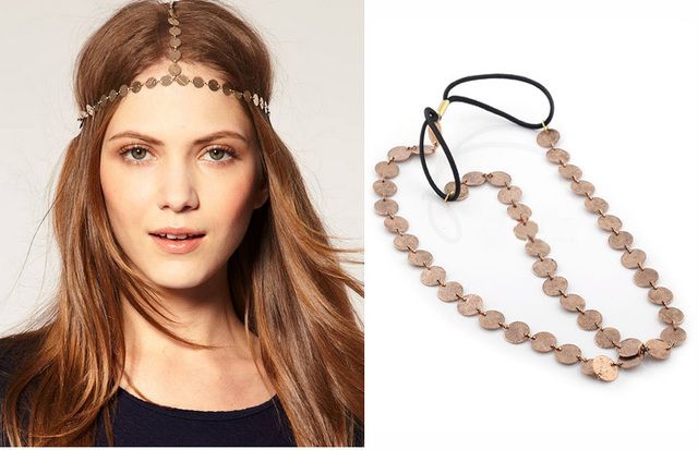 1477465349 ccf087 fashion gold plated metal hair accessories cloth bow chains round leaf headband