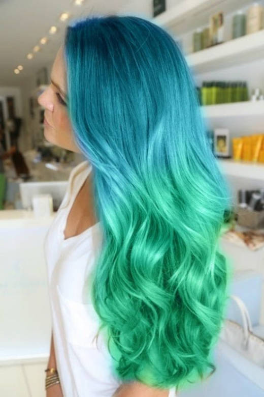 1438656240 blue to green ombre hair