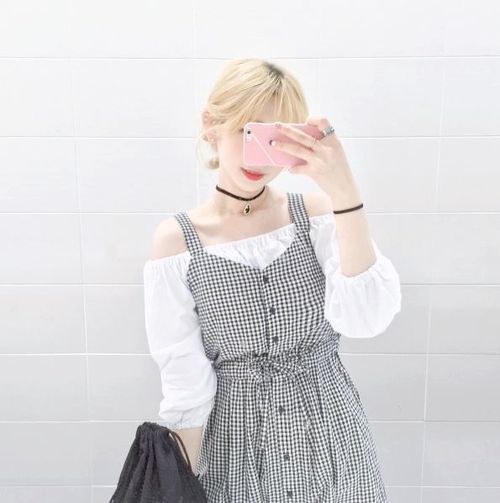 แฟชั่นเสื้อผ้า ผู้หญิง ไอดอลเกาหลี Ulzzang