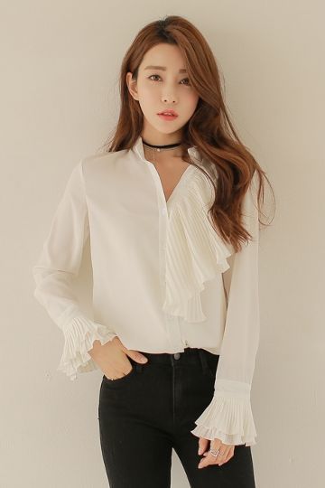 แฟชั่นเสื้อผ้า ผู้หญิง ไอดอลเกาหลี Ulzzang