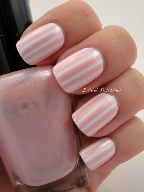 1438699527 striped white and pink nails