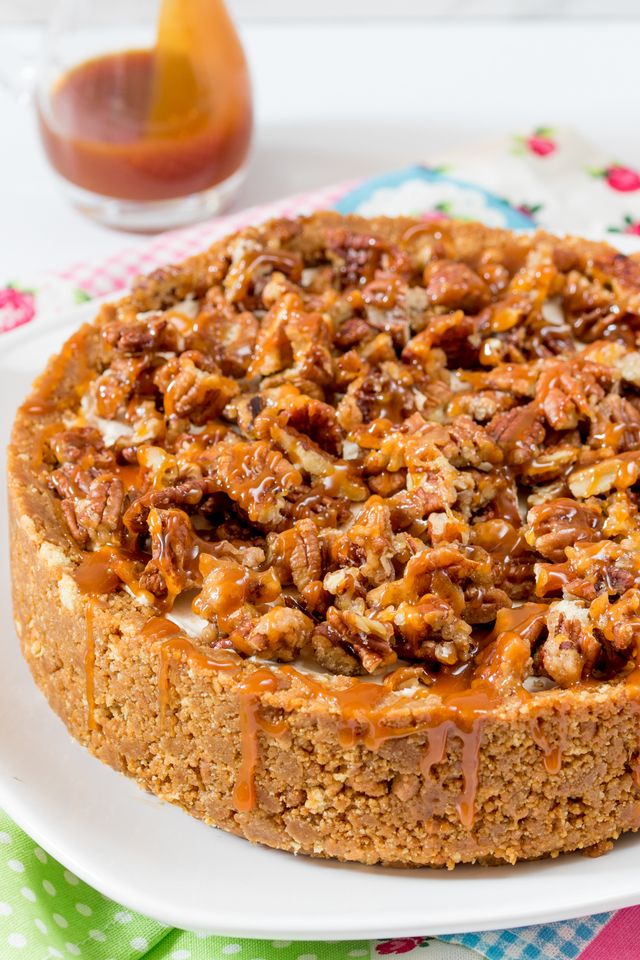 1478151060 gingerbread pecan caramel cheesecake finished tall