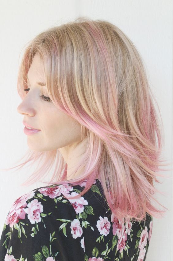 1479016437 dirty blonde with a touch of pink