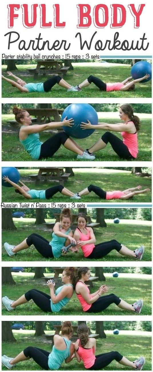 1479267812 3. enlist a friend these fun partner workout ideas are sure to make you laugh. so much fun