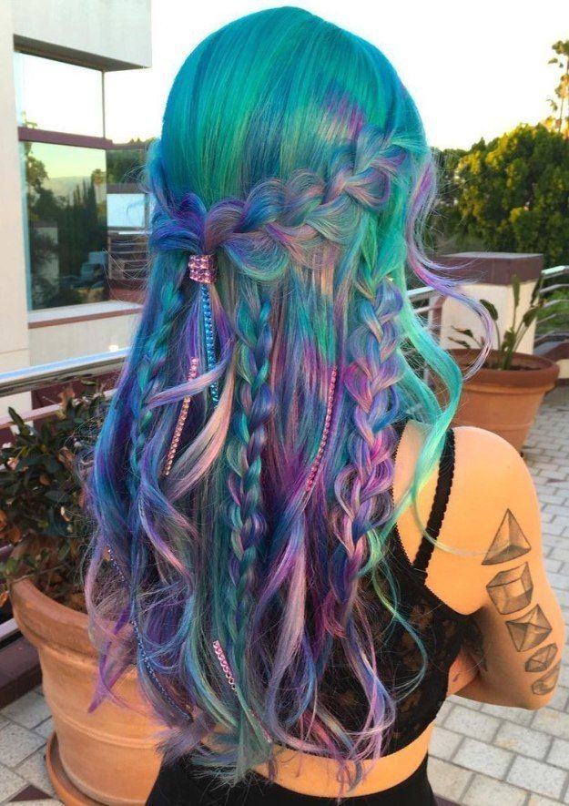 1483594430 11 turquoise hair with pink and purple highlights