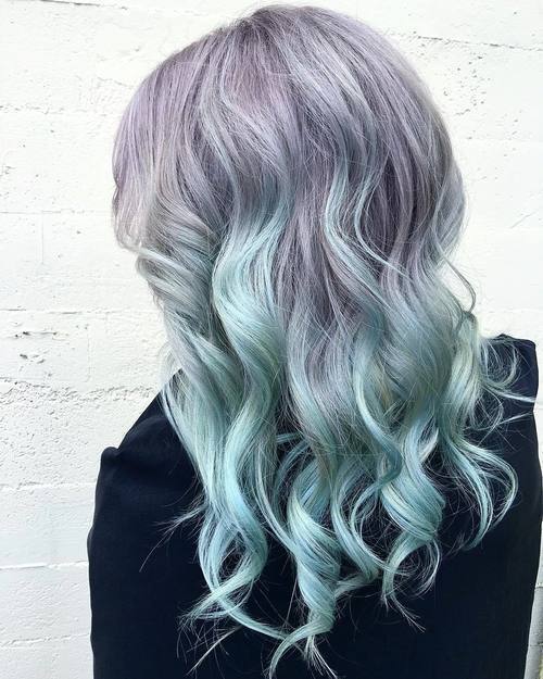 1484020940 19 pastel purple to teal ombre hair
