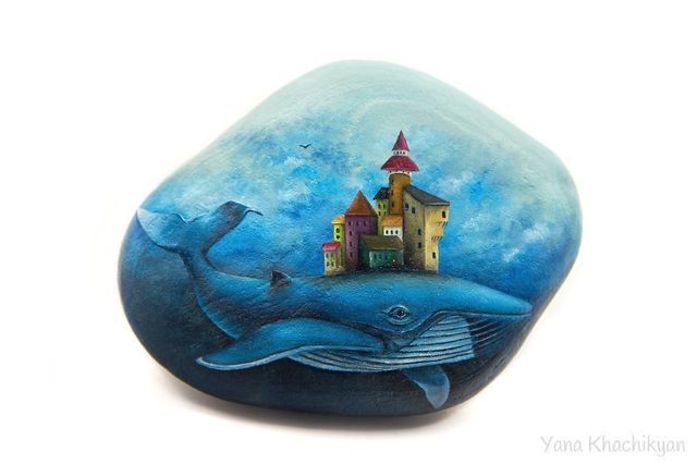 1484192049 my art is about painting miniature pictures on stones i love creating my own world of tiny creatures and fairy stone cities yana khachikyan 5874ce5130d09  880