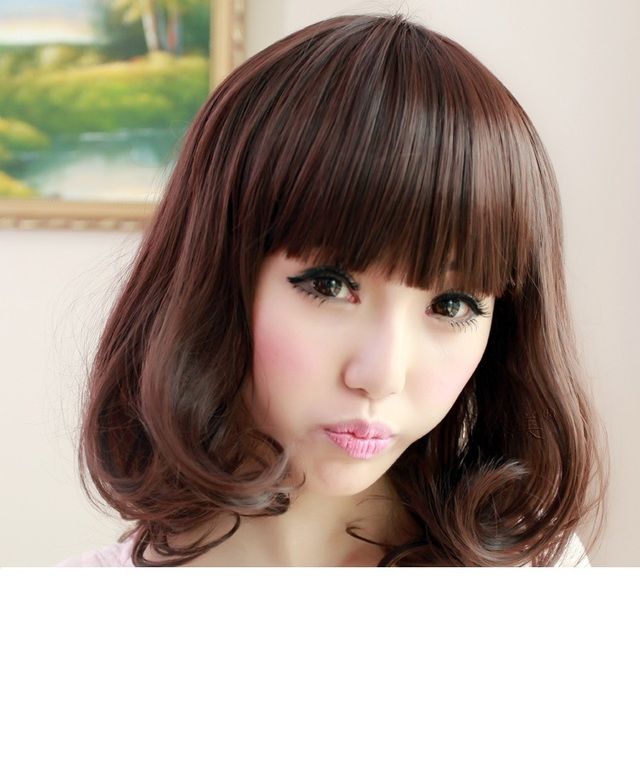 1485250864 korean short hairstyles for women with curly bob using bangs