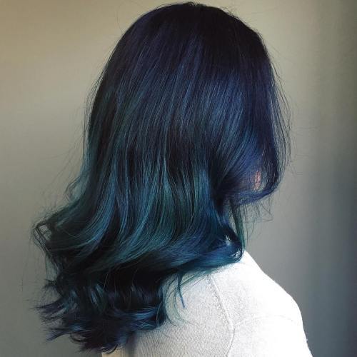 1487738473 2 black to teal ombre hair