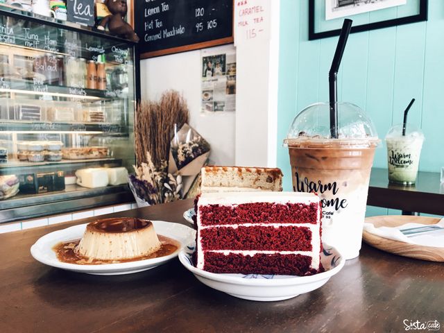 [ Warm Welcome Bakery & Cafe คาเฟ่ย่านพร้อมพงษ์ ] เมนูขนมและเครื่องดื่มที่ทางคาเฟ่แนะนำมาให้เราได้ลองชิมกัน 