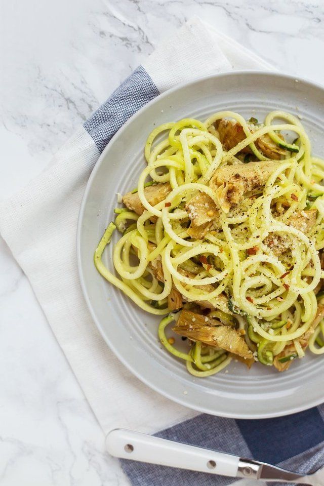 1489477540 lemon parmesan zucchini pasta roasted artichokes