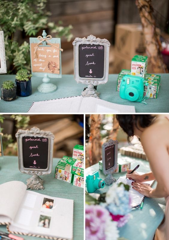 1489553407 darling polaroid guest book idea