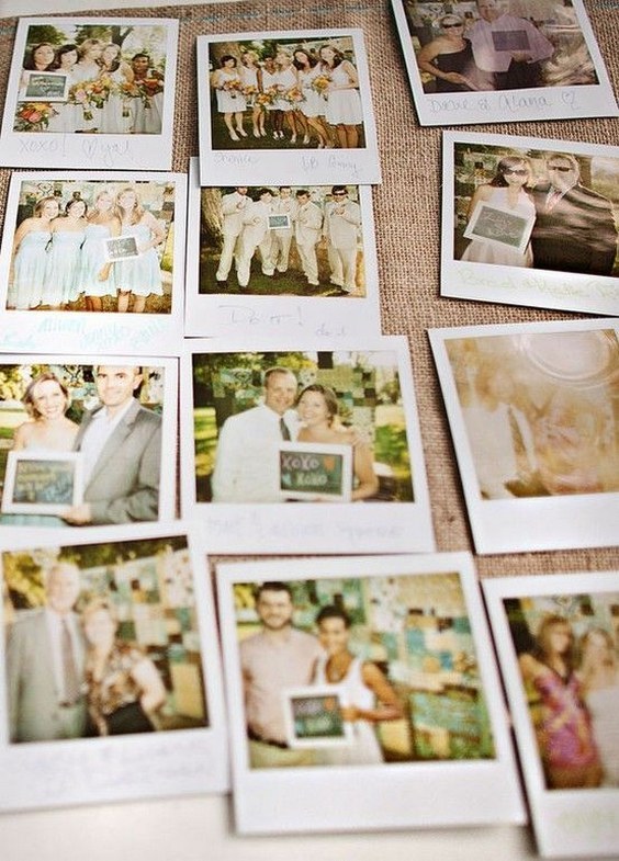 1489553465 have a picture station where the guests can take a quick polaroid and write a note