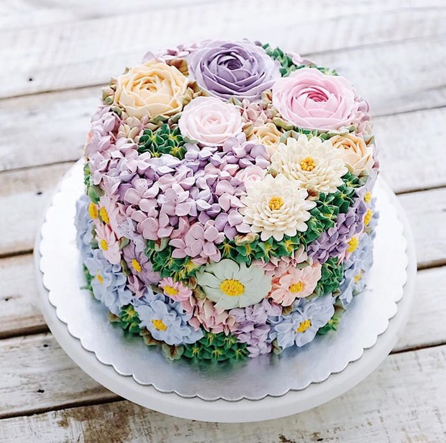 1491021608 spring colourful buttercream flower cakes 1 58d8b597158a5  700