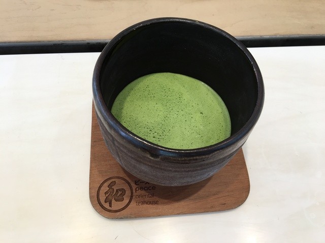 คาเฟ่ น่านั่ง ชาเขียว มัจฉะลาเต้ Peace Oriental Teahouse
