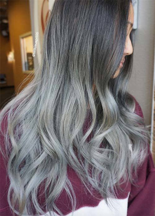 1492431340 granny silver gray hair colors ideas tips for dyeing hair grey62