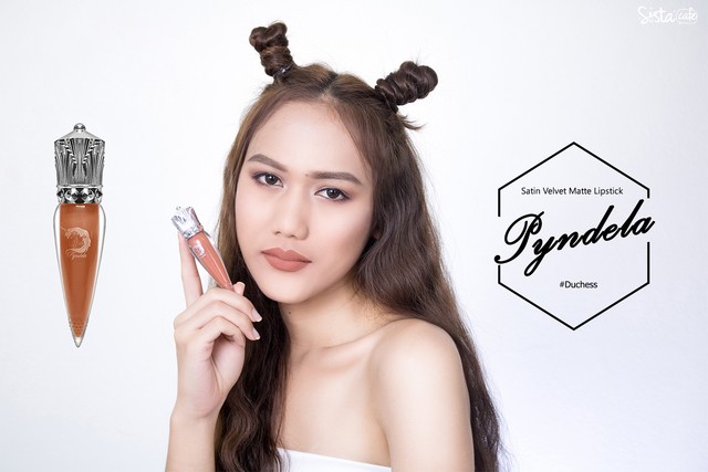 รีวิวลิป ยูนิคอร์น Pyndela Velvet Satin Matte Lipstick Duchess