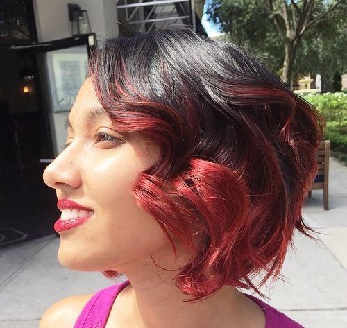 1493787973 wine red ombre bob