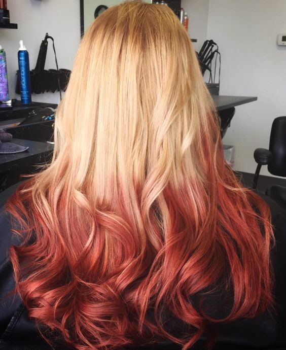 1493788085 rusty red on blonde ombre