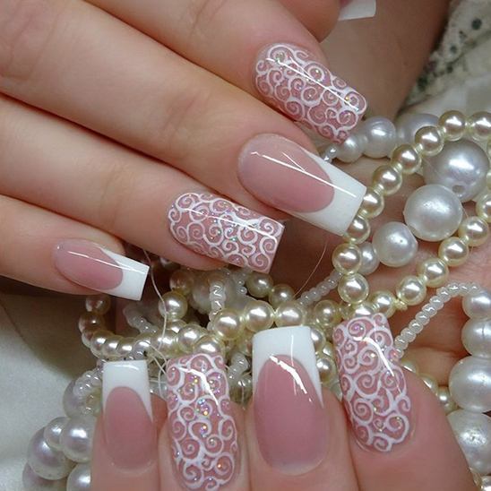 1494135017 74540 100 delicate wedding nail designs