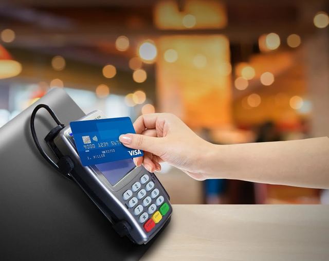 Visa payWave บัตรวีซ่า เพย์เวฟ คาเฟ่ ร้านอาหาร วิธีใช้