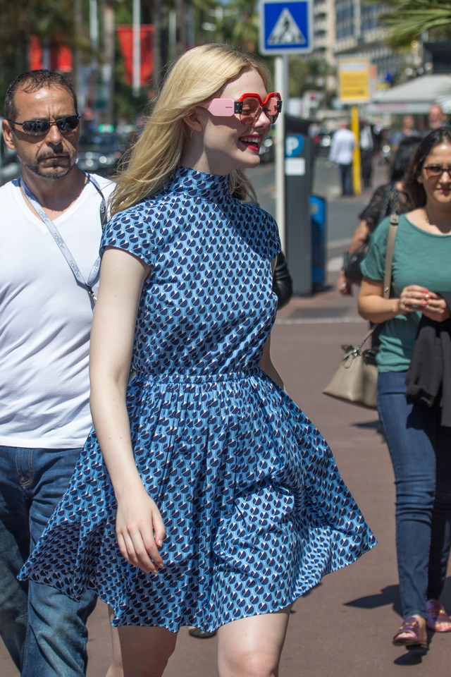 1495606169 elle fanning filming a commercial at croisette during the 70th cannes film festival in france may 17 2017 14