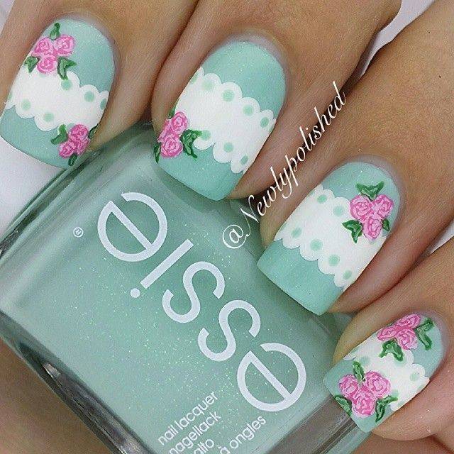 1442518977 teal and roses mani