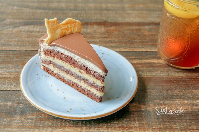 [Sweet pista bangkok คาเฟ่ สุขุมวิท 31] chocolate custard cake