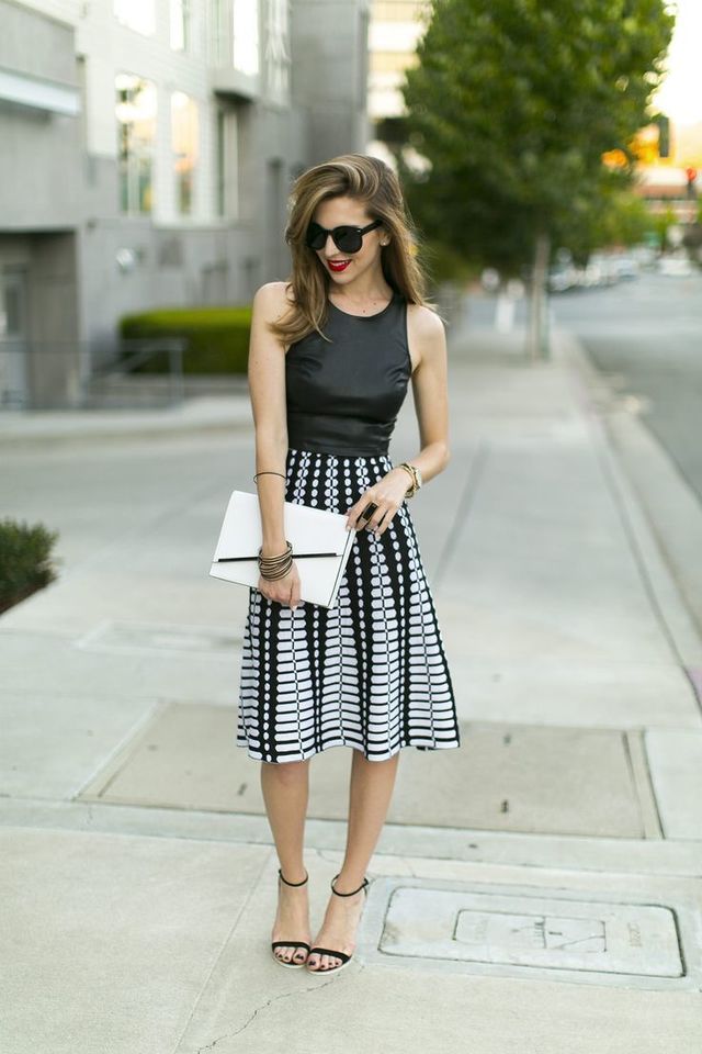 1498022825 1 captivating a line midi skirt outfit 2