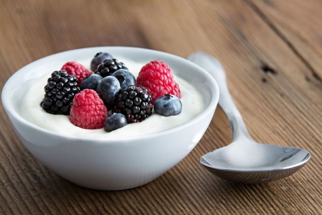 1498194574 bowl yogurt mixed berries wooden table.jpg.638x0 q80 crop smart